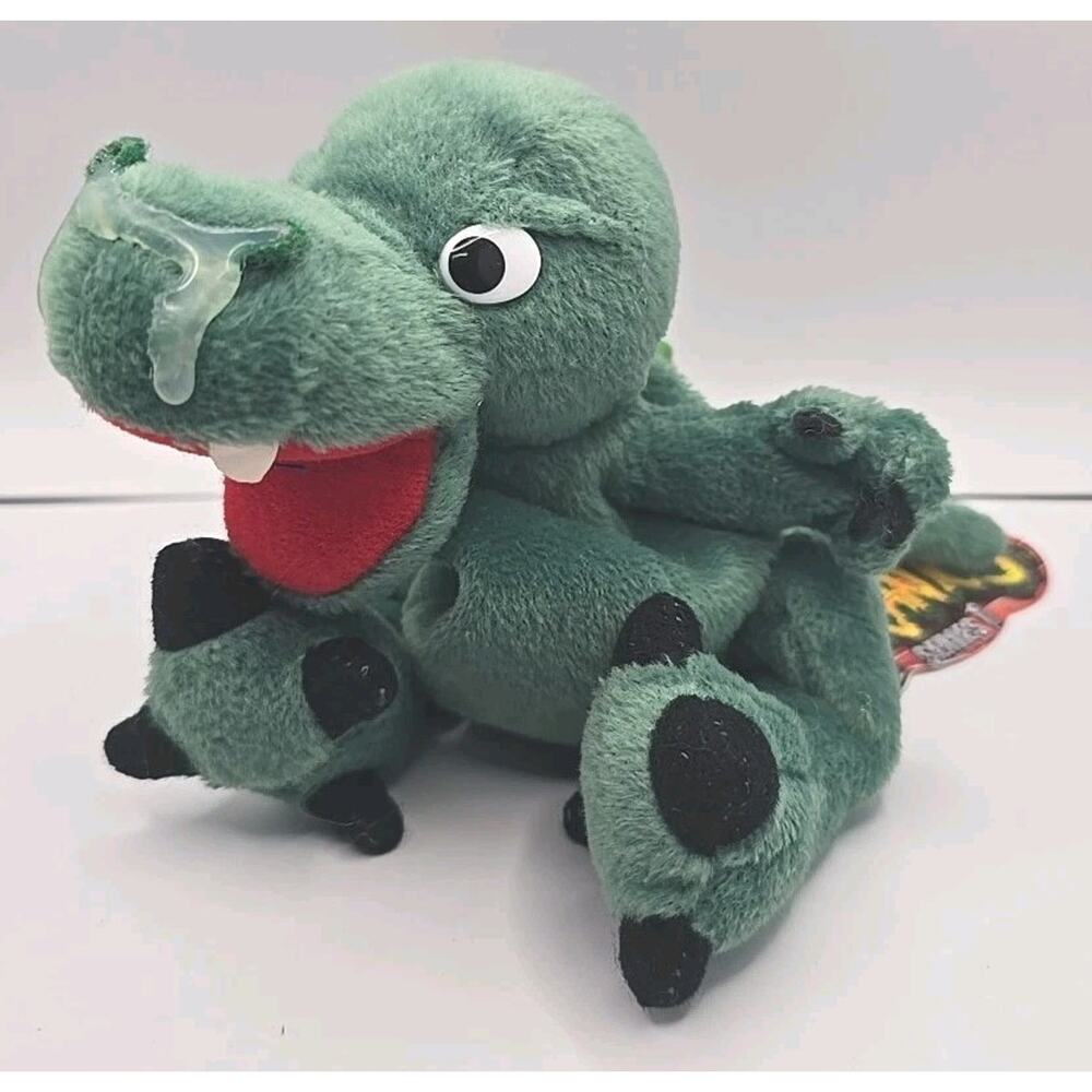 1997 Meanies Series 1‎ Boris The Mucousaurus Has A Leaky Snout Plush w Tag BB27